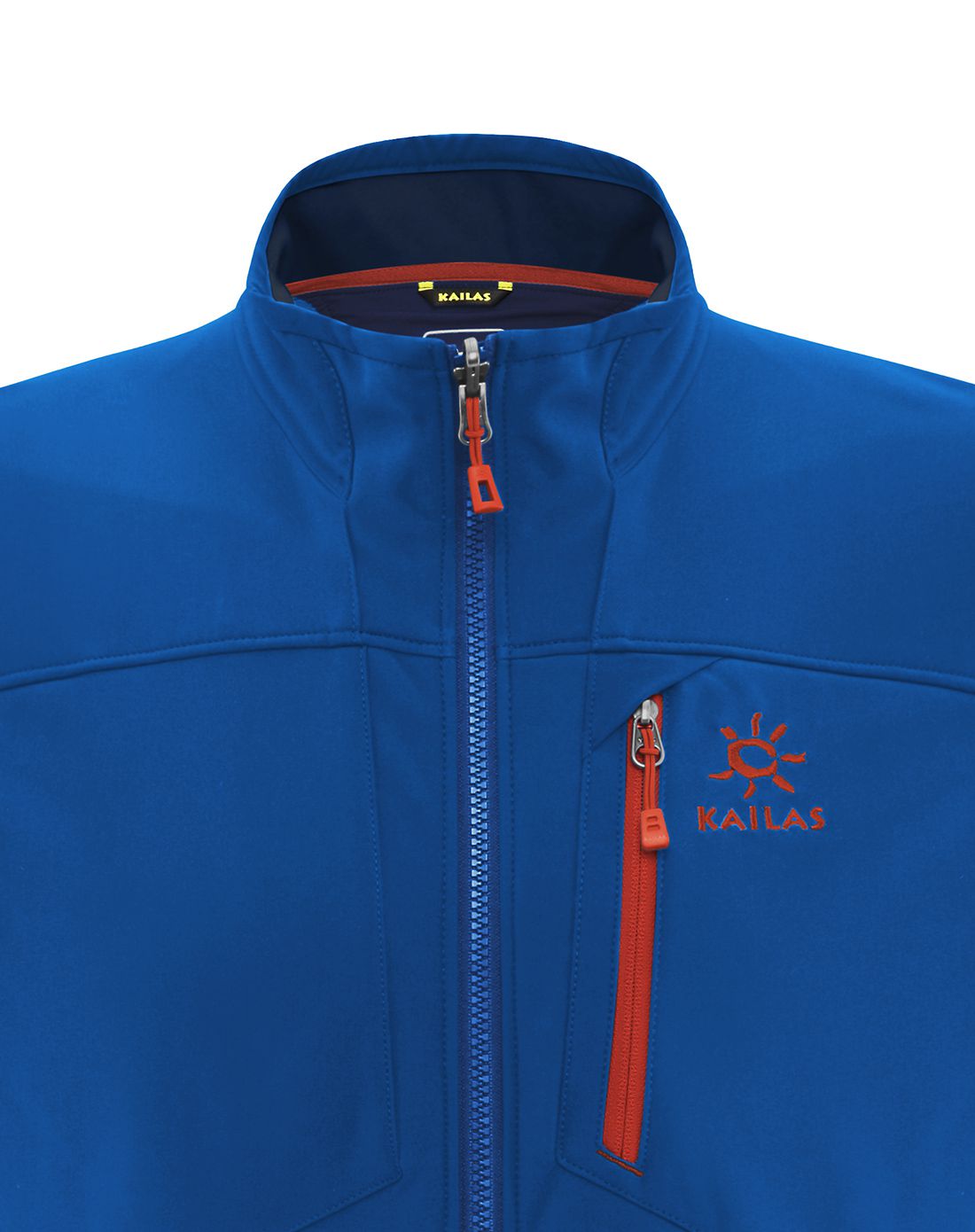 男款普蓝色防风抓绒外套