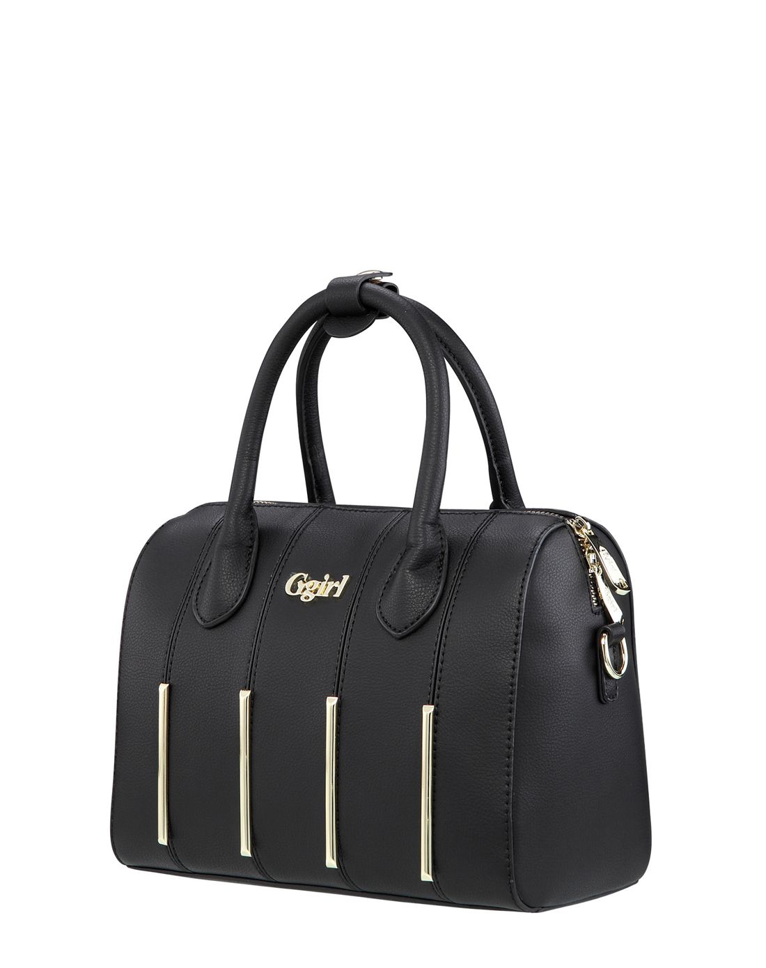 ggirl2016新款黑色金属系列通勤手提包algt6z6518013
