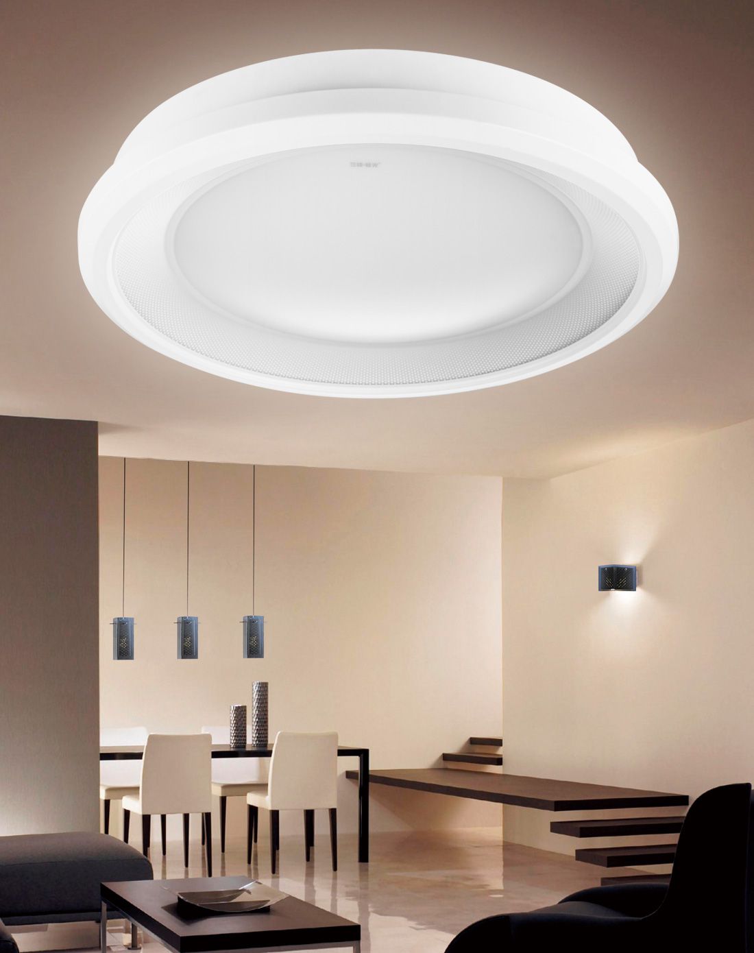 三雄极光led吸顶灯客厅灯48w曼柔