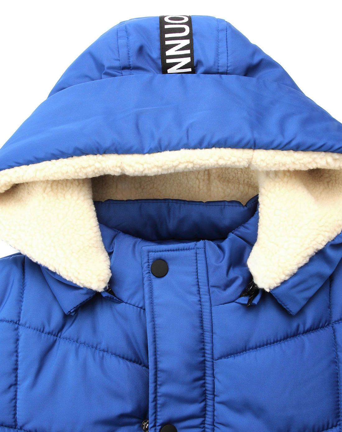 男童蓝色棉衣外套