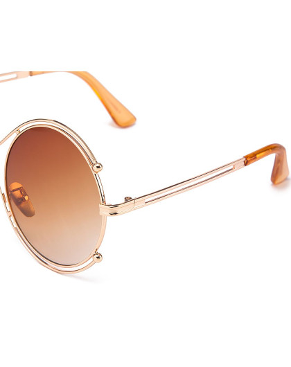 mtmit男女款圆框时尚复古防紫外线墨镜个性太阳镜