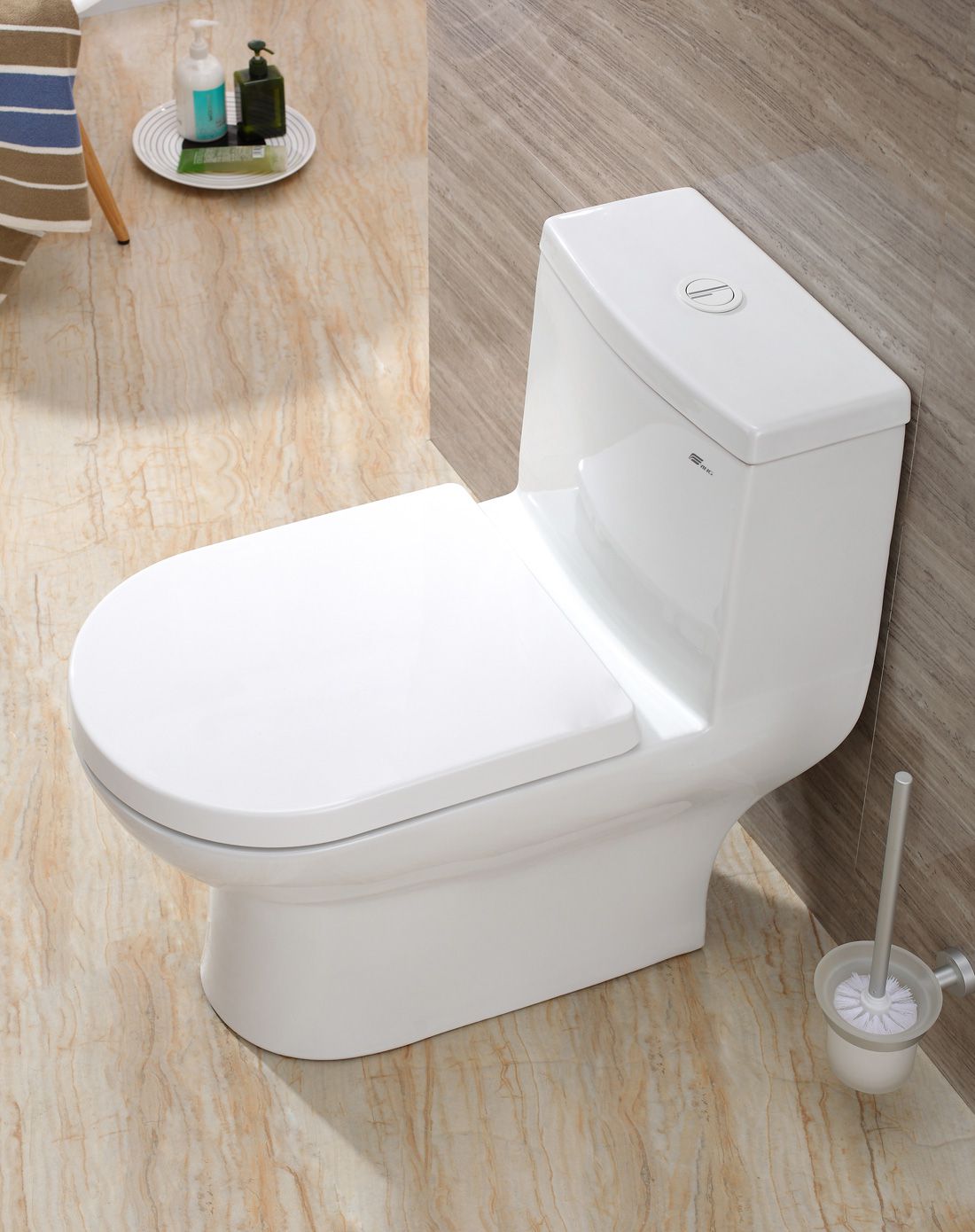 加大式方形水箱超强冲力马桶节水坐便器156