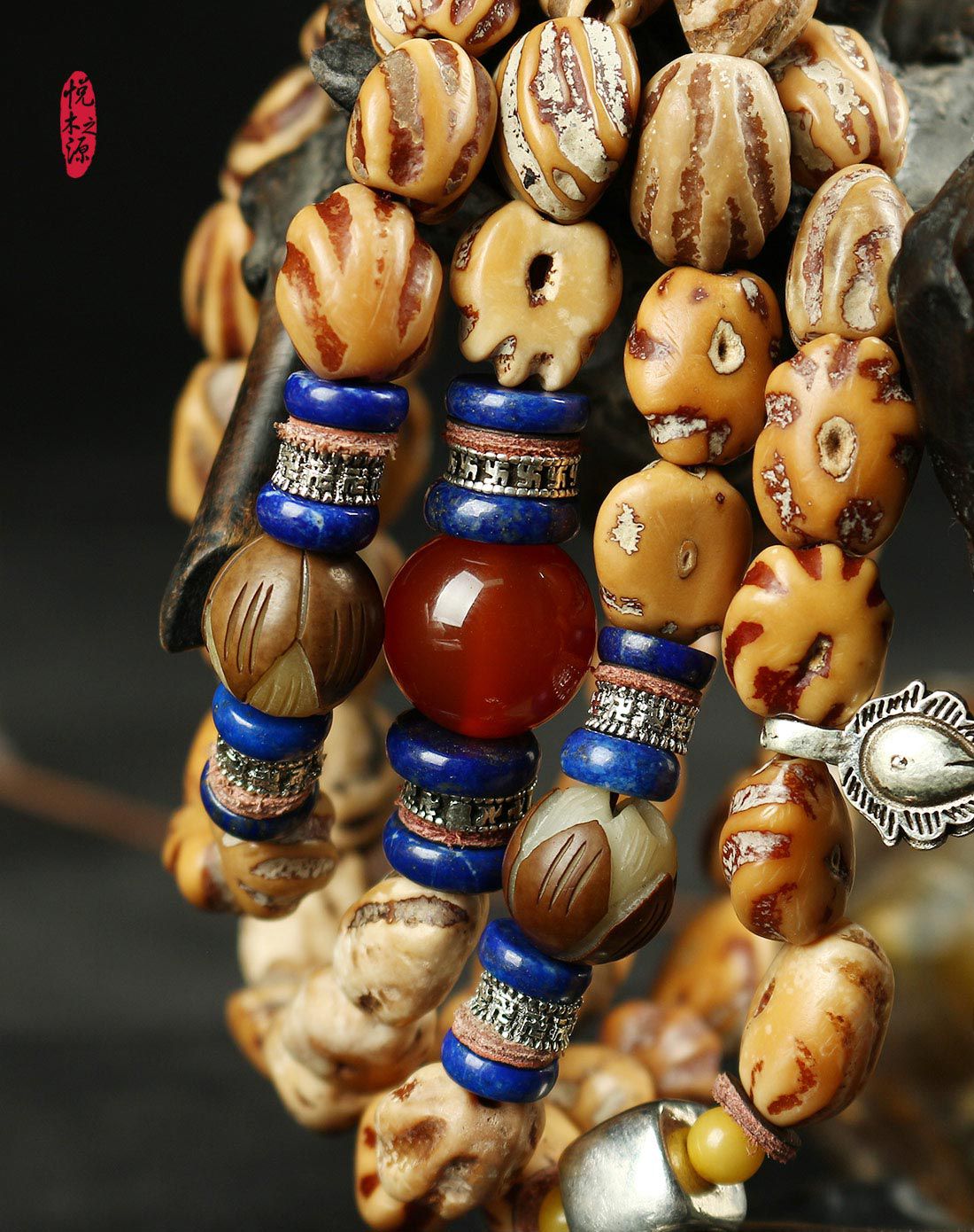 悦木之源 西藏龙骨菩提手串/项链