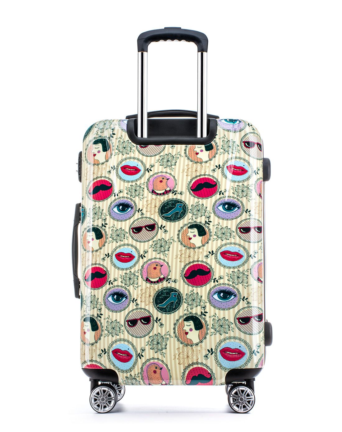 aigson24寸萌趣可爱涂鸦拉杆箱涂鸦