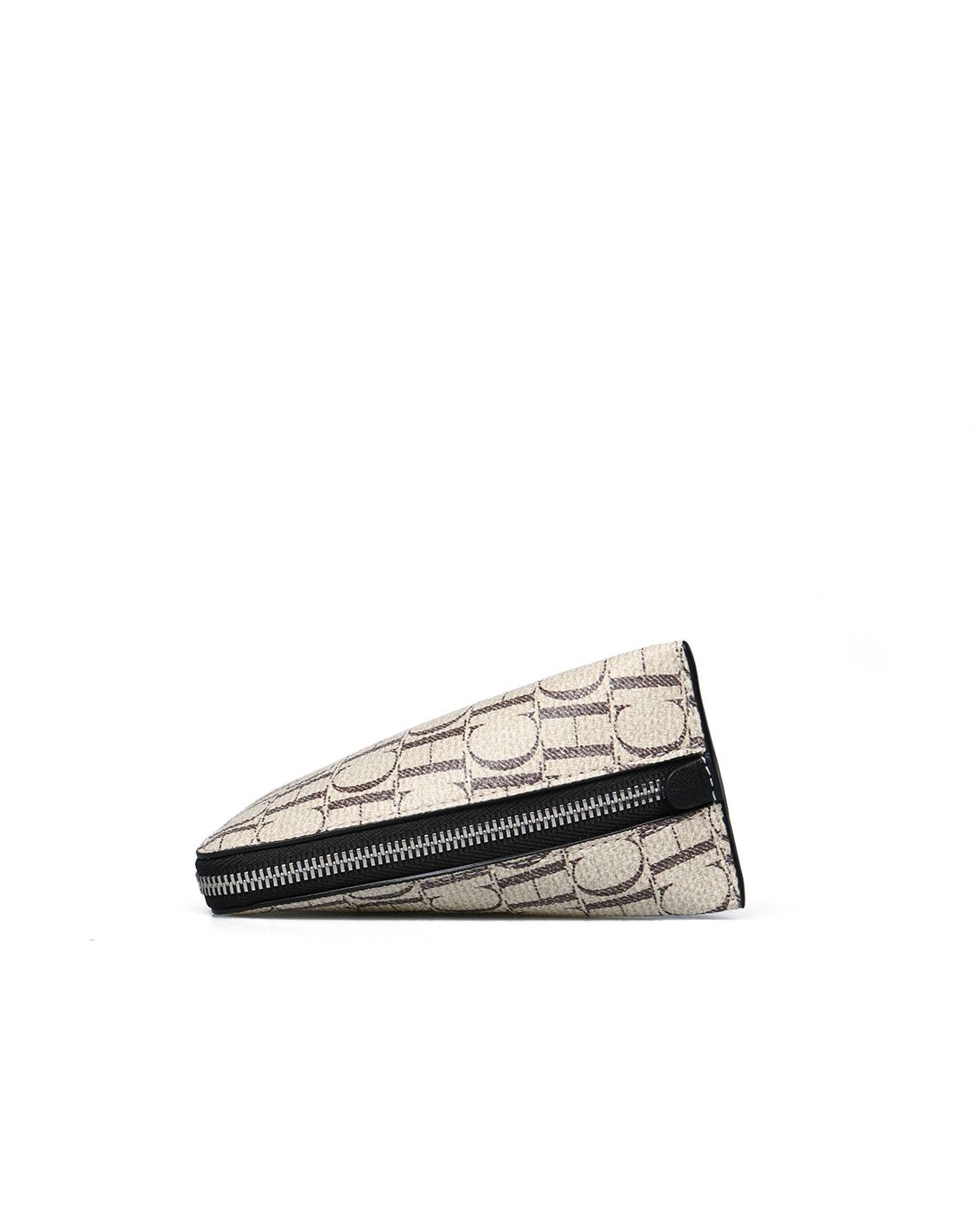 桔红pvc配牛皮革钥匙包