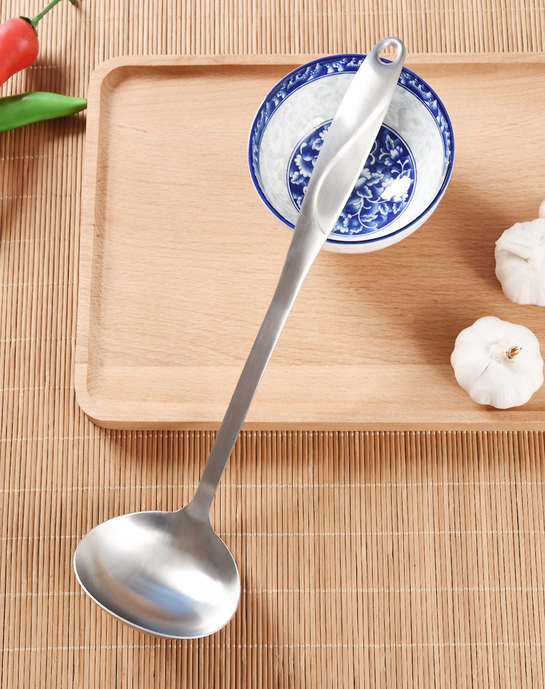 加厚长柄304不锈钢火锅勺勺子汤勺