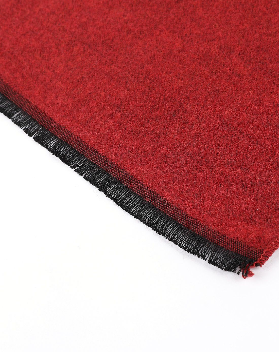 舒适绒面料净色保暖围巾