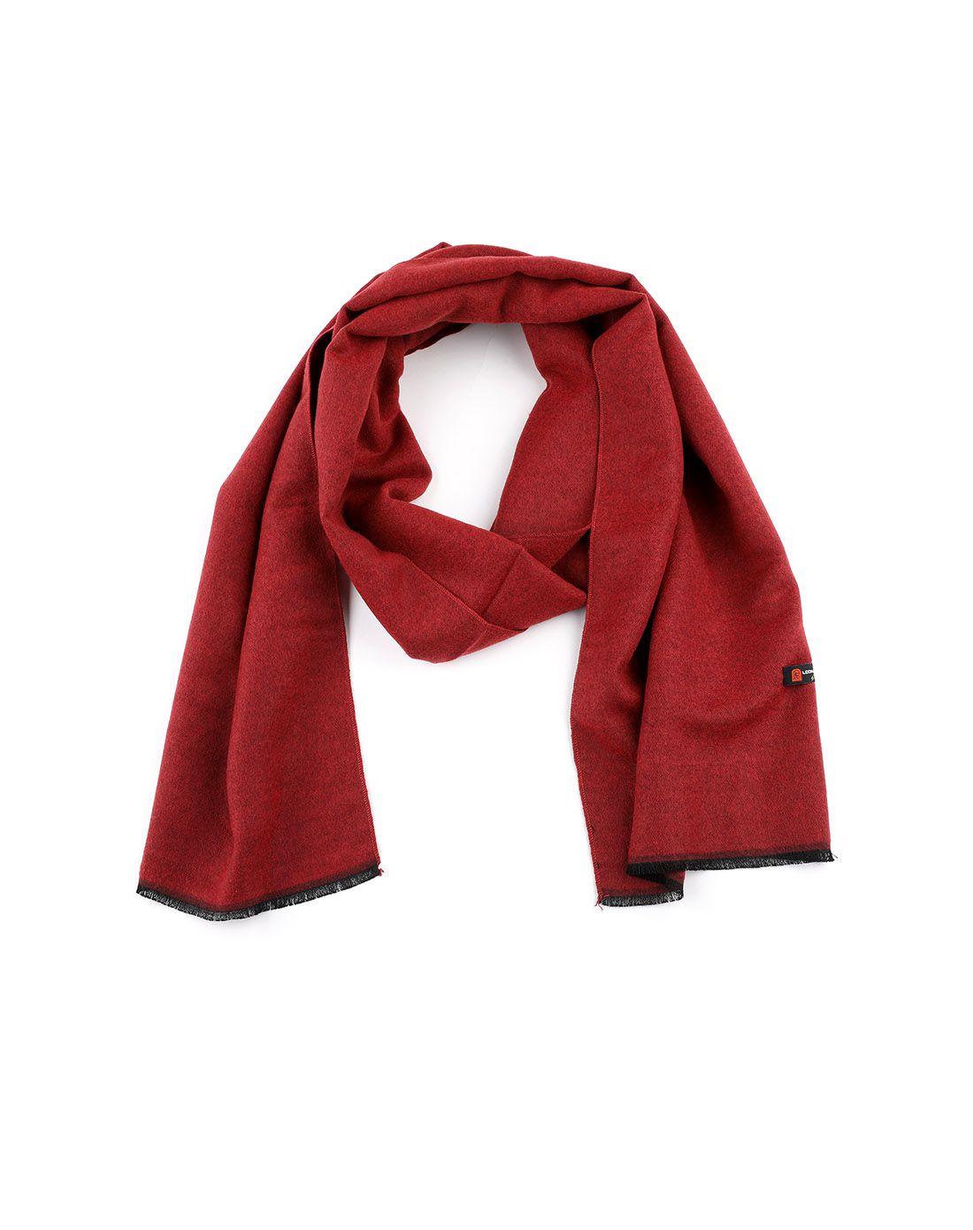 舒适绒面料净色保暖围巾