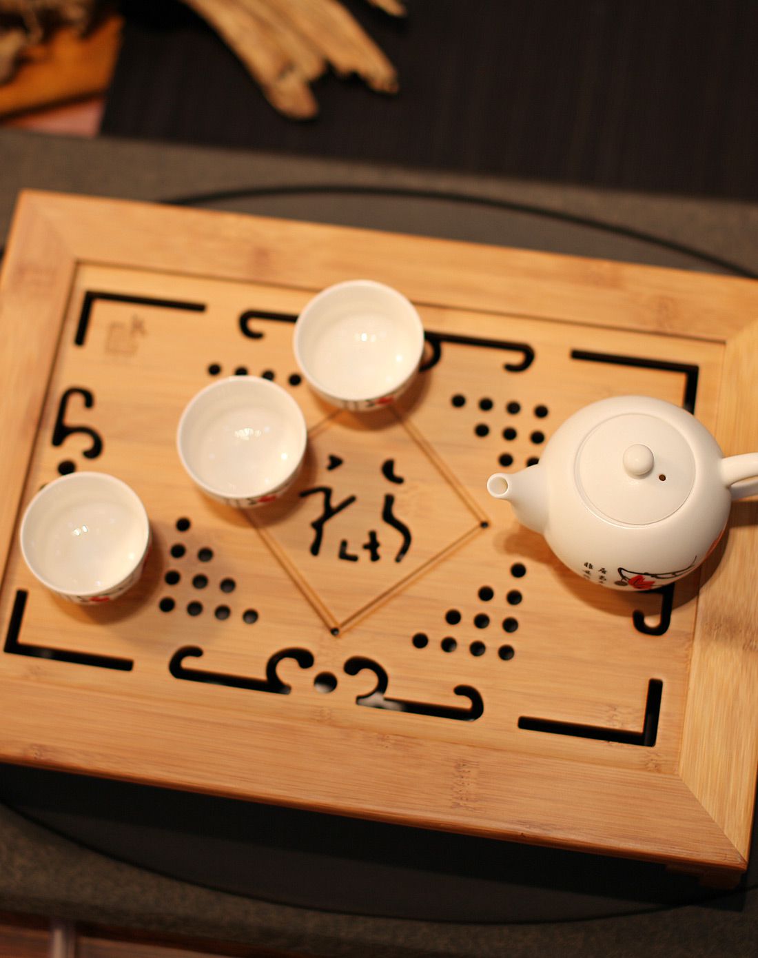 尚客茶具福到万家茶盘60011377_唯品会