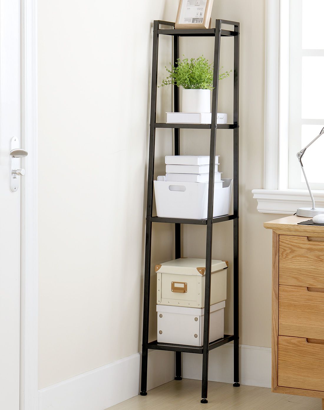 四层钢网百搭多功能小型置物架