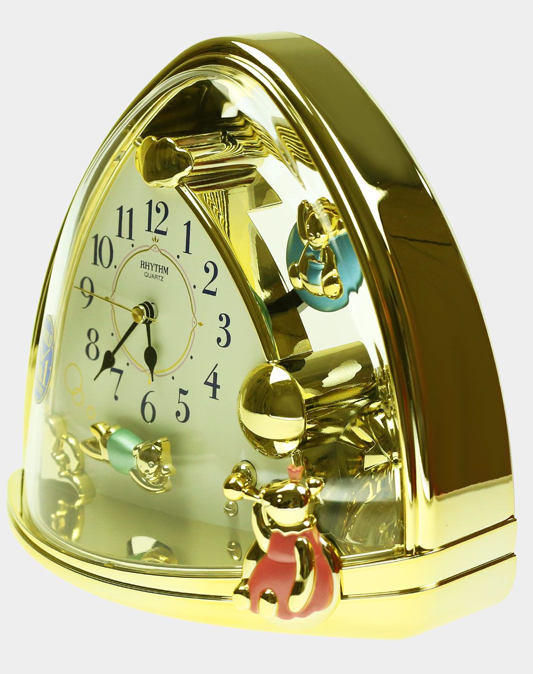 可爱小熊钟摆石英座钟 20cm浪漫摆锤