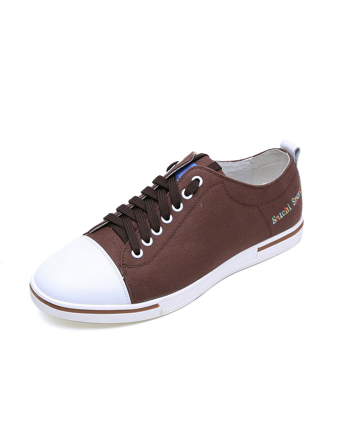 【男款】简约系带 板鞋咖啡色