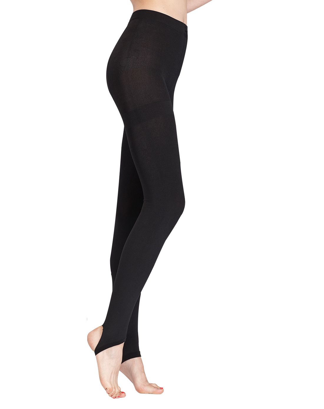 南极人 女士黑色踩脚裤1200d