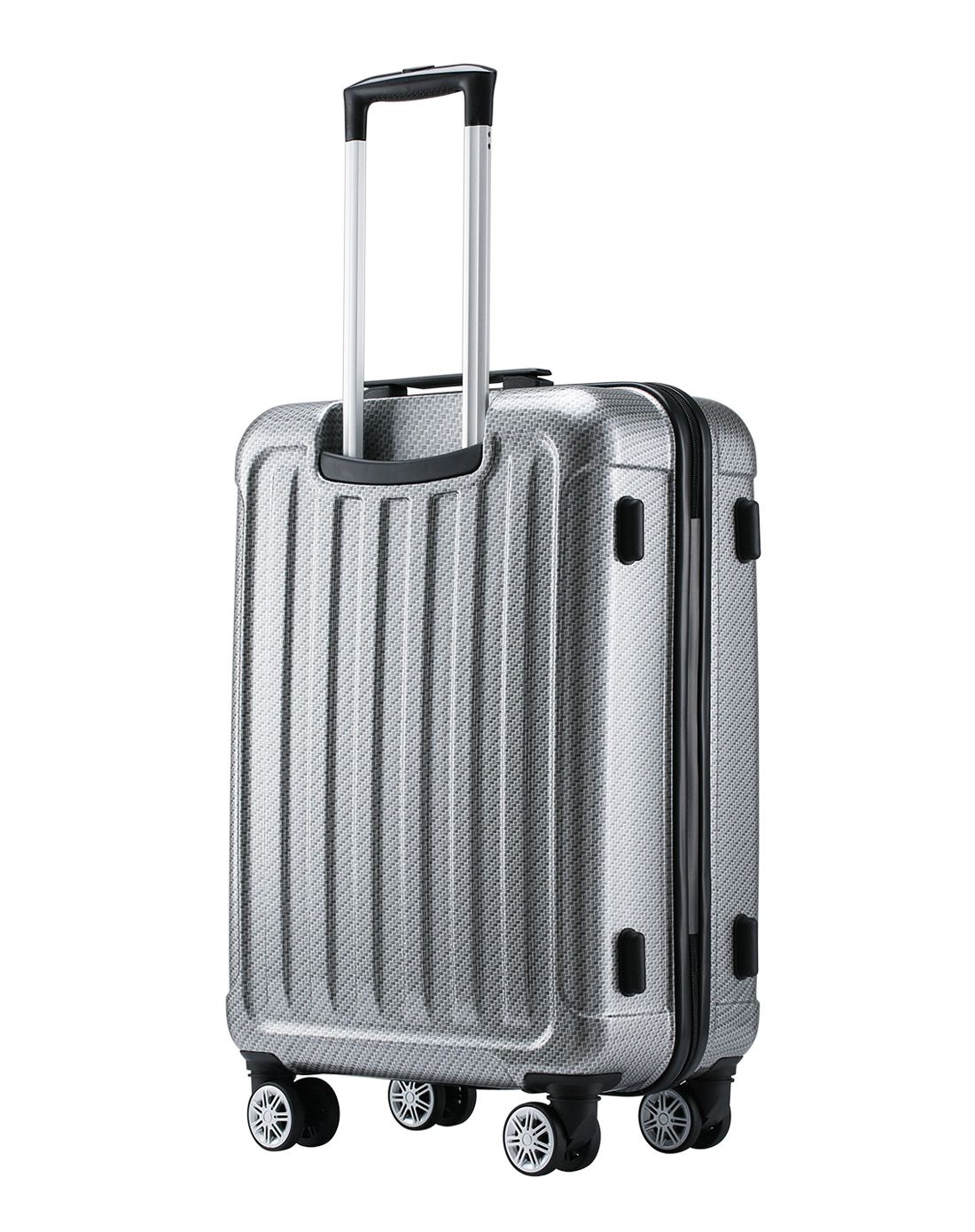 阿兰德隆编织纹亮面旅行箱古典灰28寸