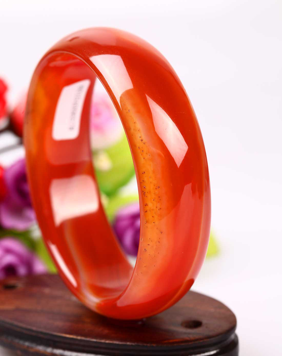 世玺仁合玉器专场世玺仁合 内径64mm经典富贵红玉髓手镯zms40105007_