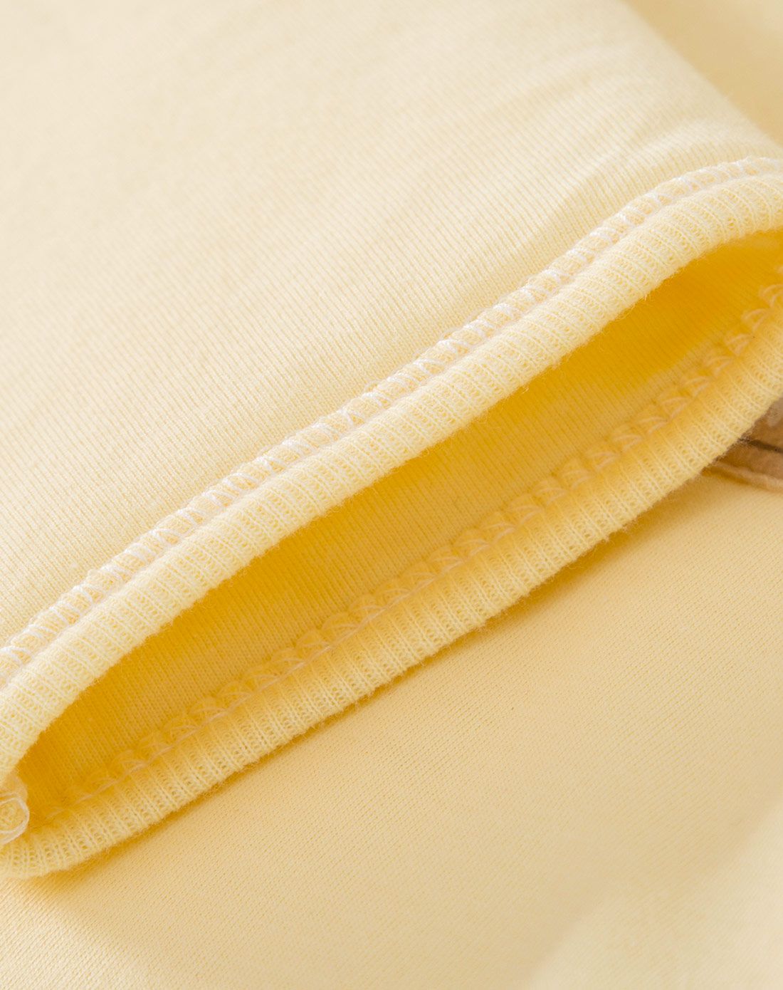 宝宝黄色南极棉保暖绑带套装(净面)