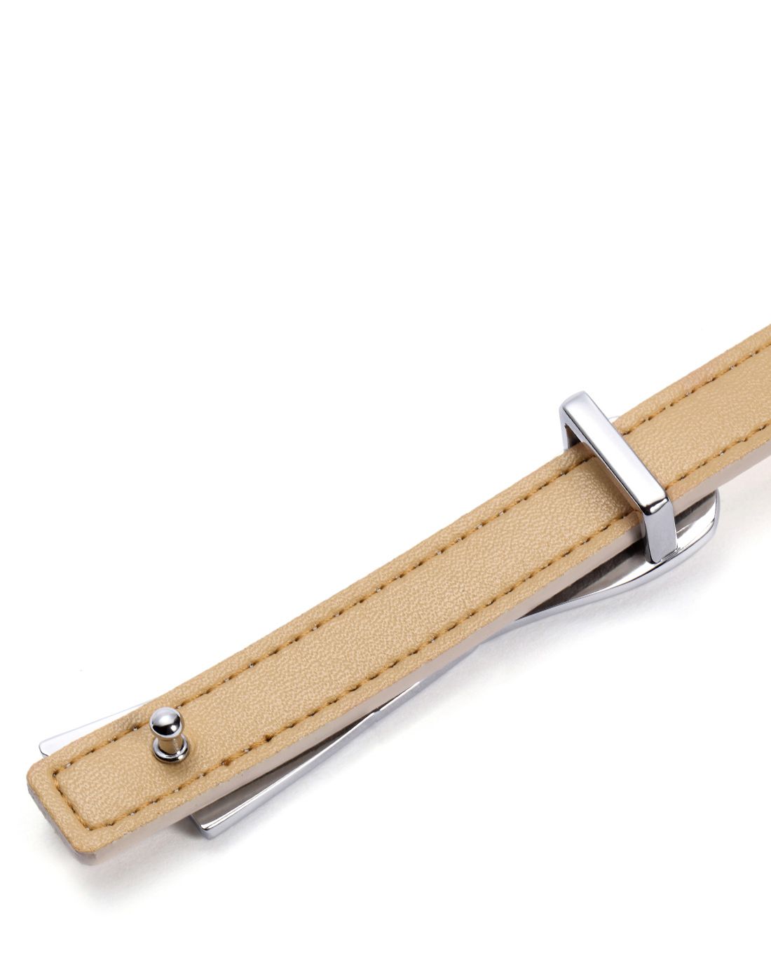 意大利品牌新品女款牛皮时尚休闲蝴蝶扣皮带