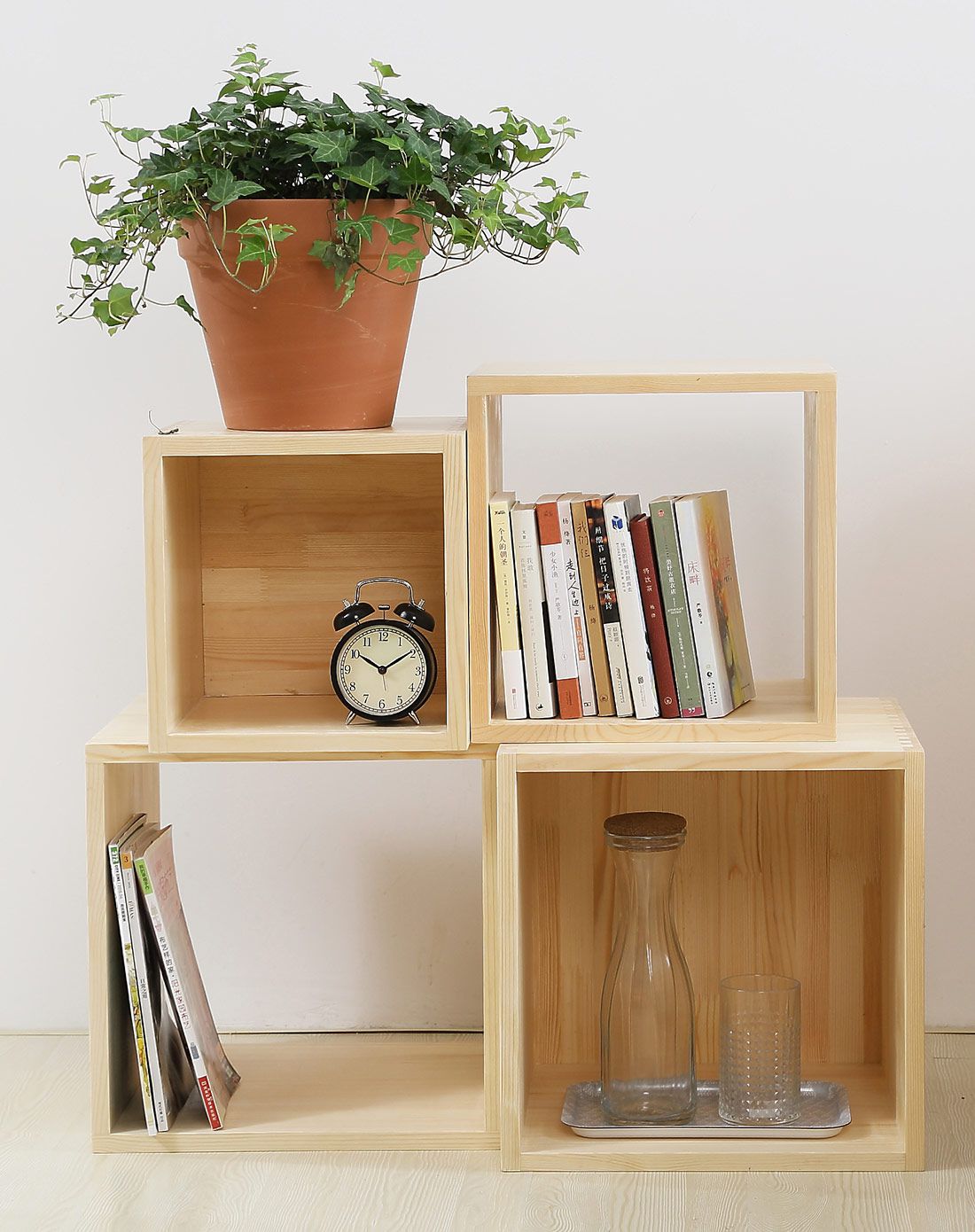 品质生活馆—茵曼home家具专场直发货简约实木储物柜收纳柜置物柜