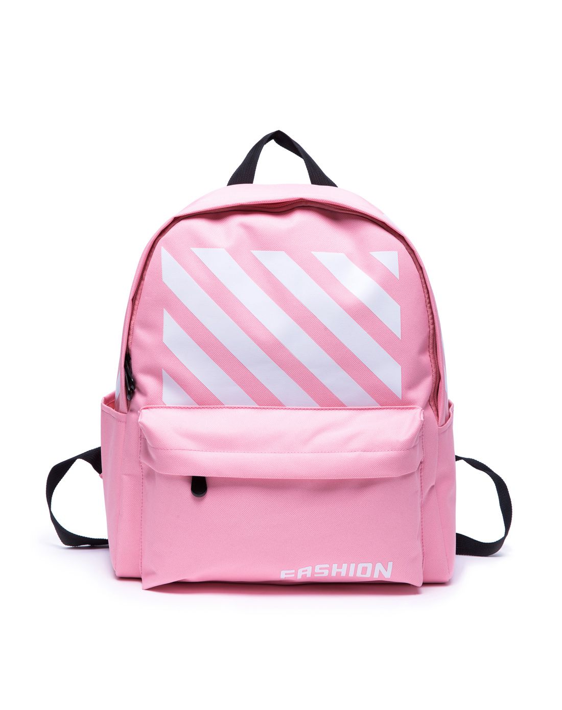 双肩包男女新款条纹学院风书包电脑包