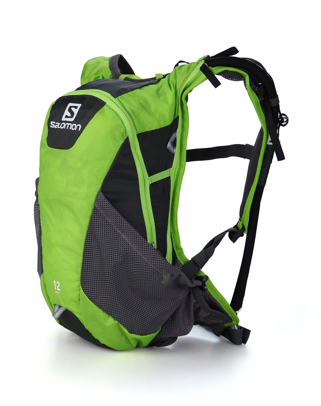 轻量贴身 男女款绿色越野跑背包