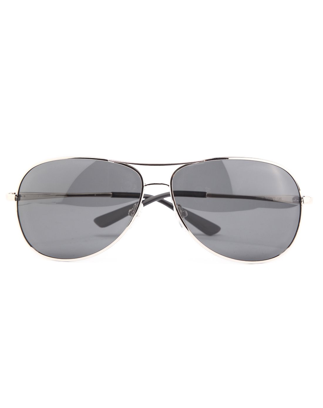 男款银灰色时尚偏光镜太阳镜