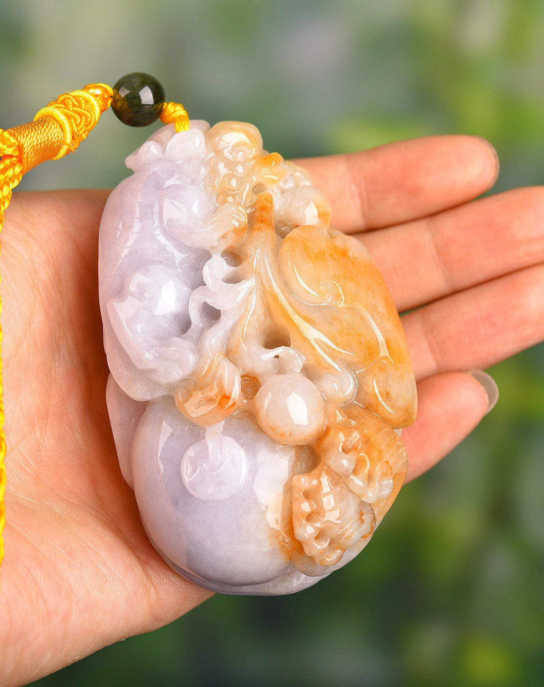 一品翠 天然翡翠a货红翡吉祥招财貔貅手把件