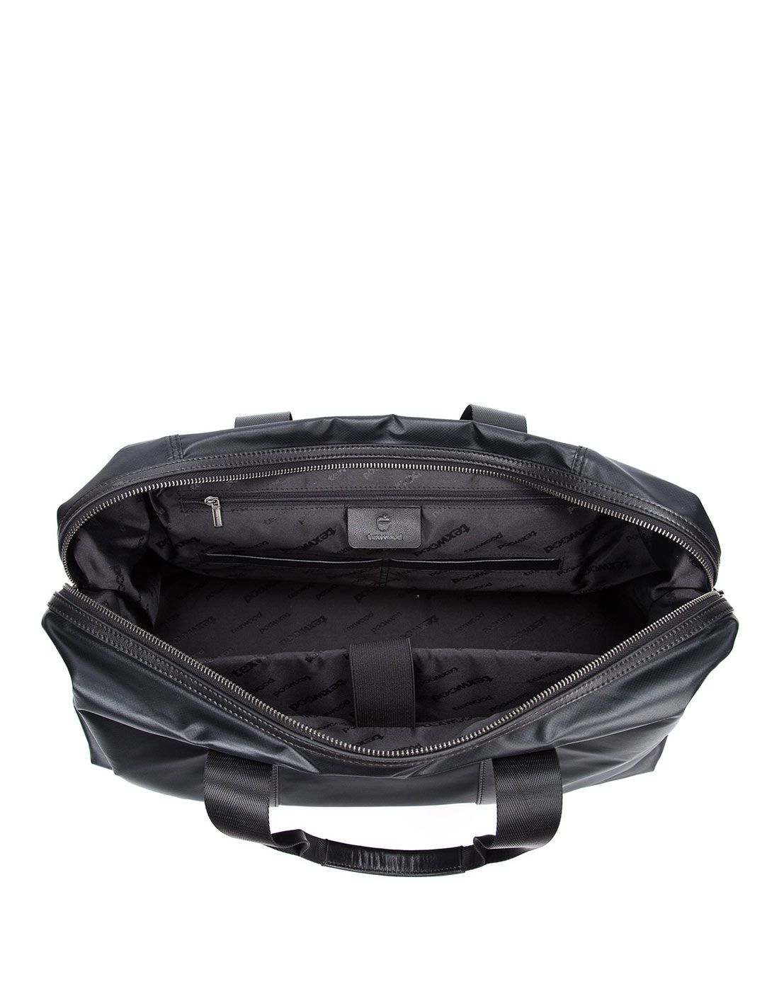 texwood黑色织物休闲男包bc6h0091-01_唯品会