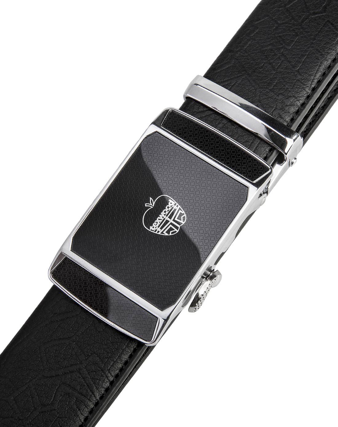 texwood 牛皮简约商务自动扣男皮带de6h0171-01_唯品会