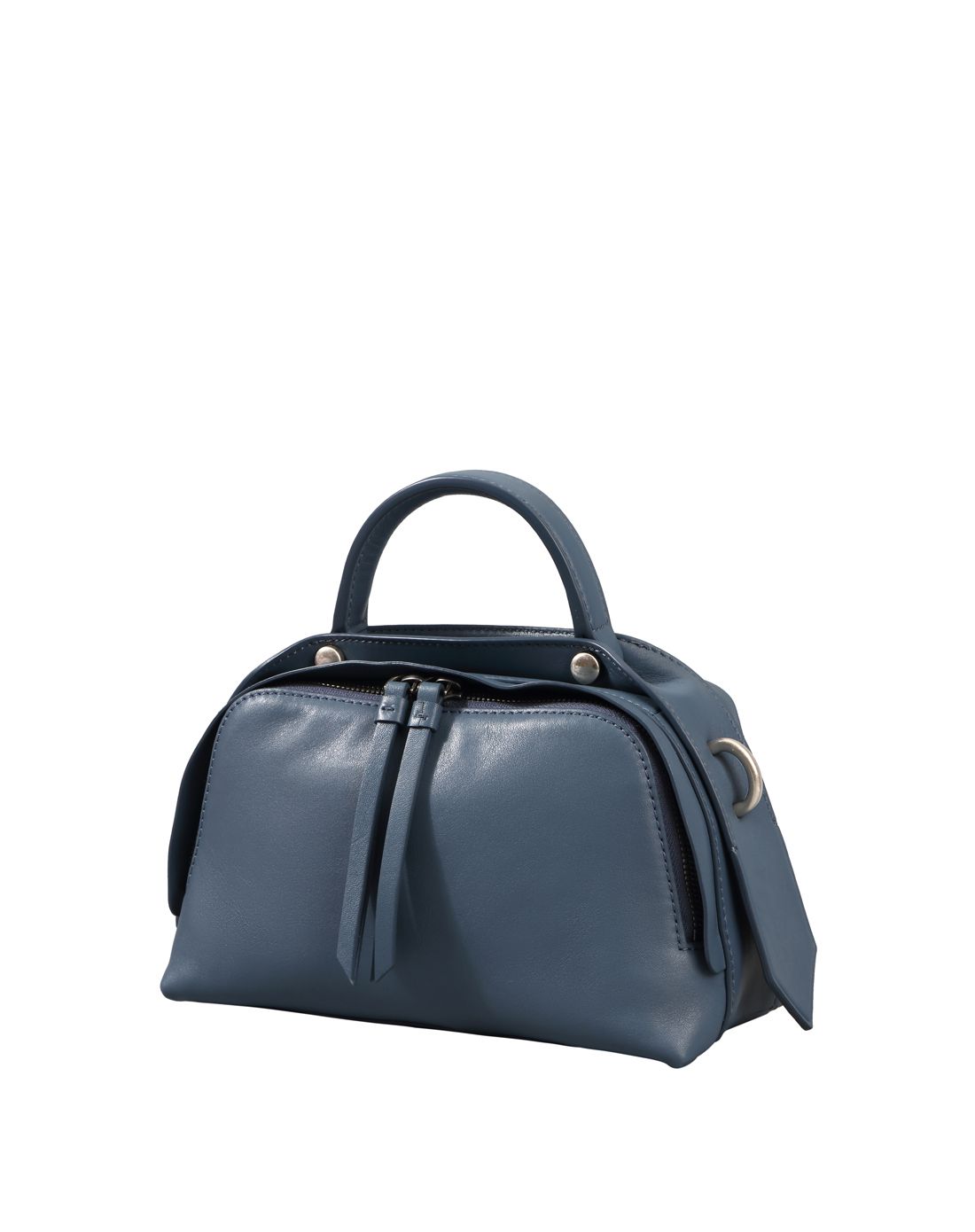 迪桑娜新款牛皮革手提包横款方形女包