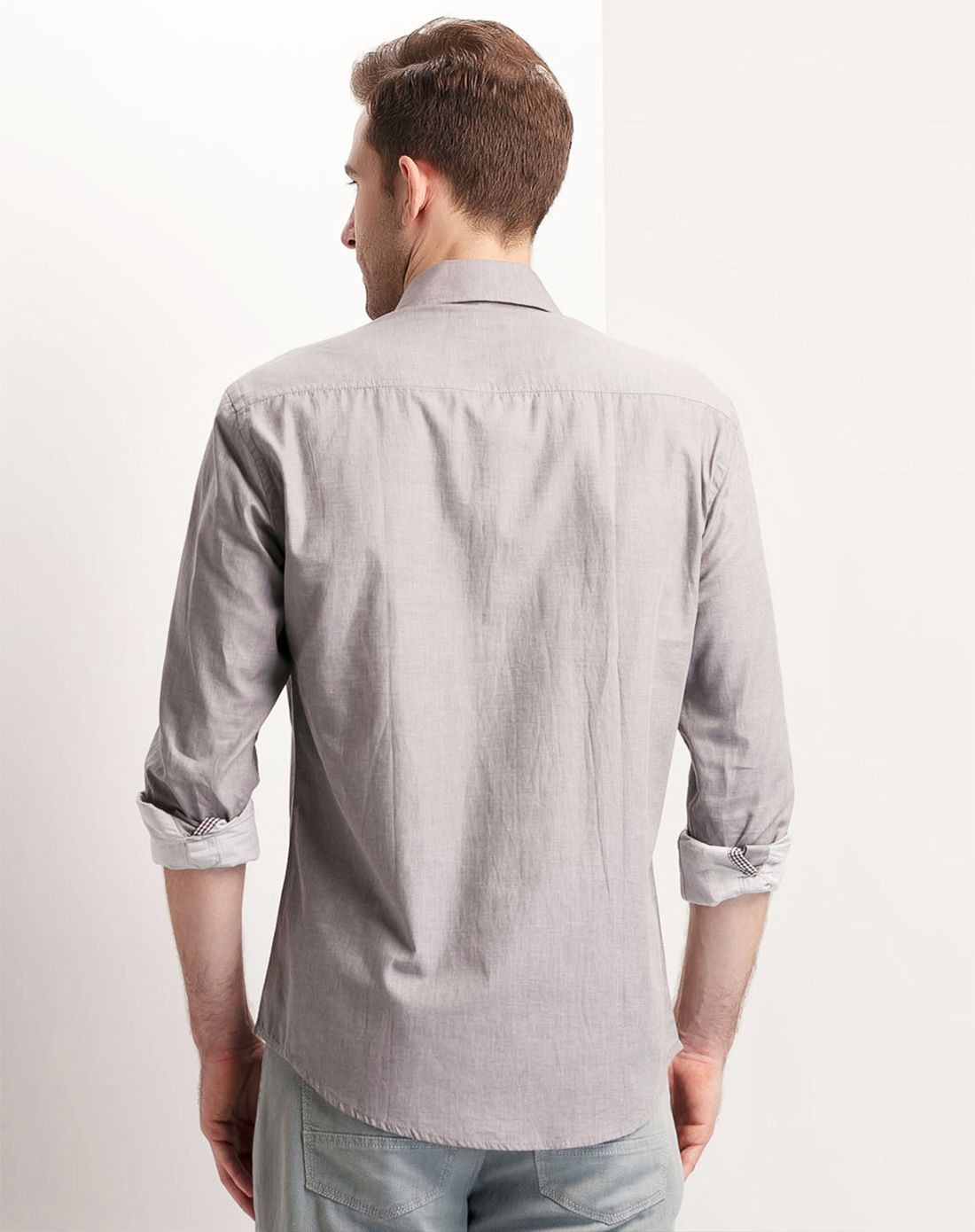 纯棉显气质休闲男士衬衫