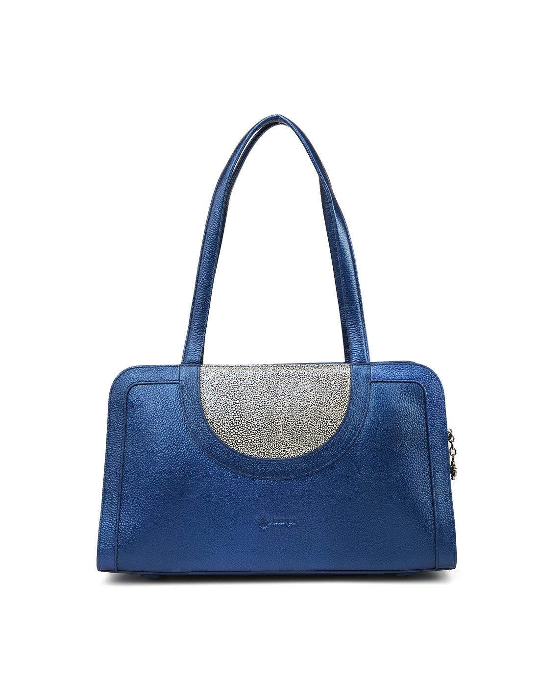 女款酒红半弦月单肩包