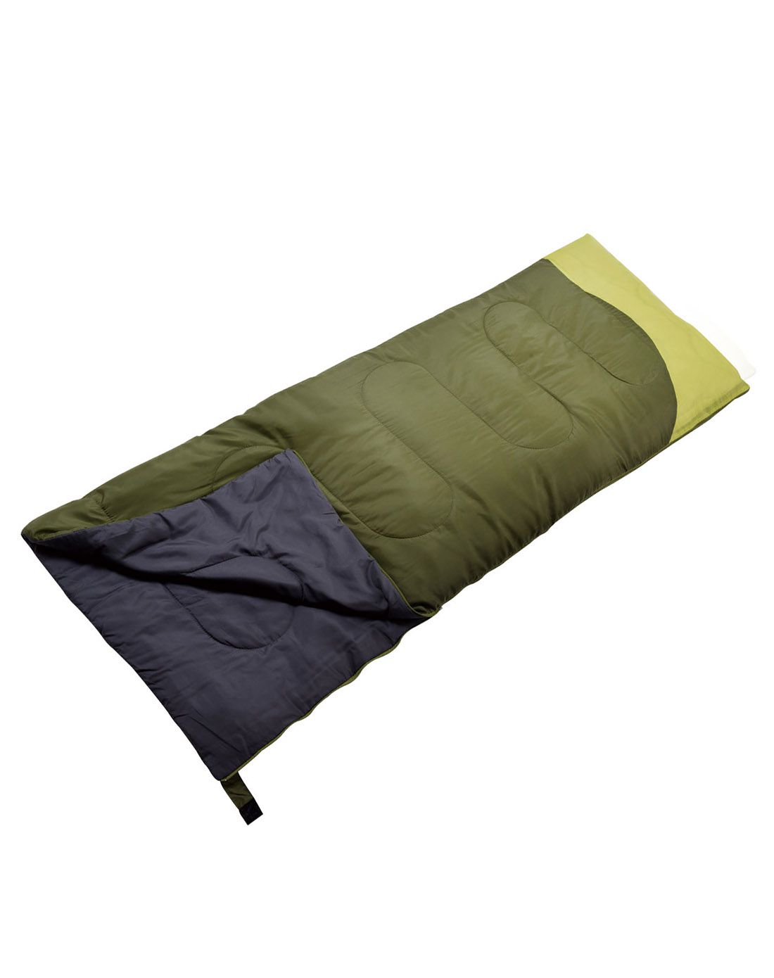 绿色超轻便单人帐篷信封式睡袋