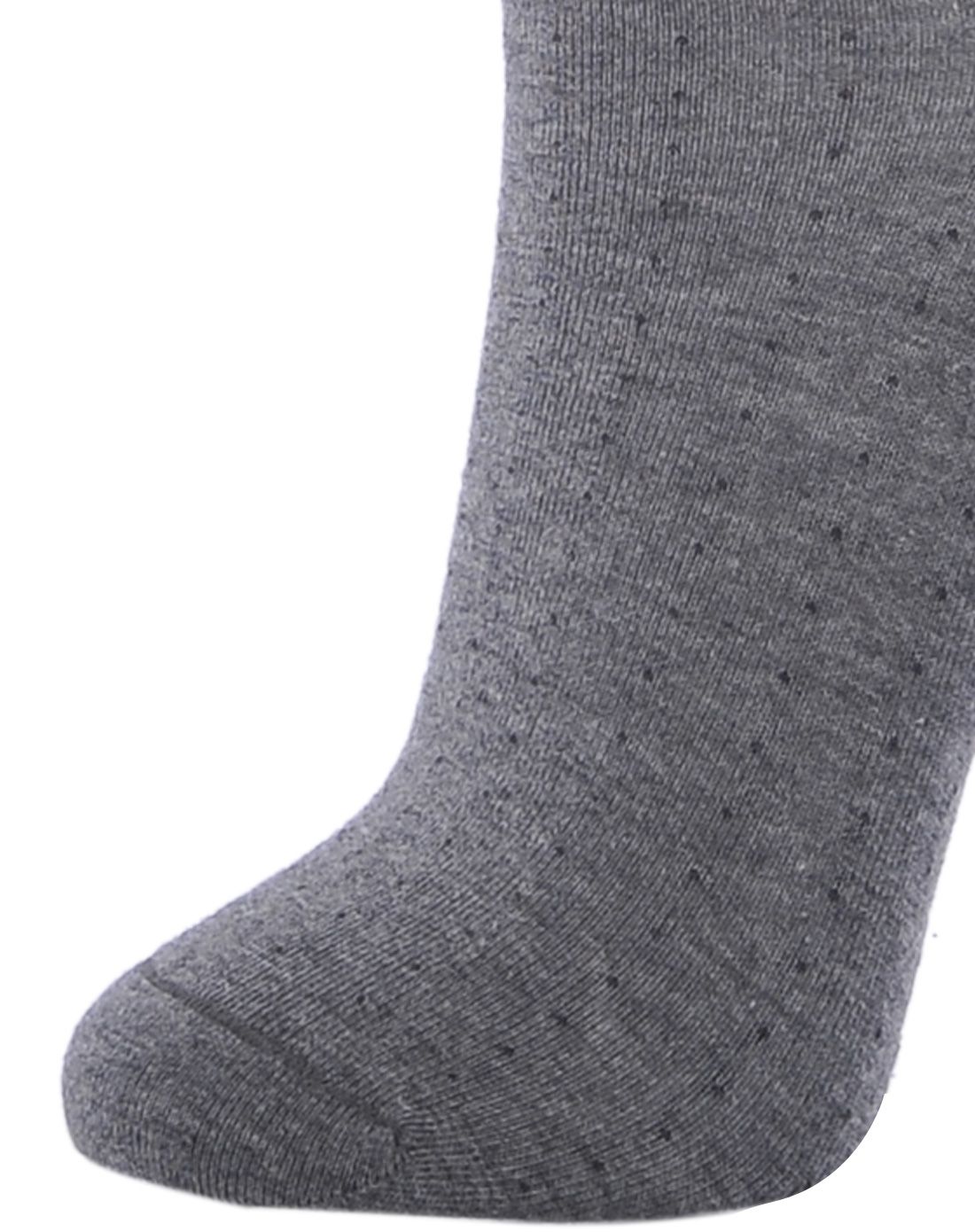 男款灰色提花休闲袜