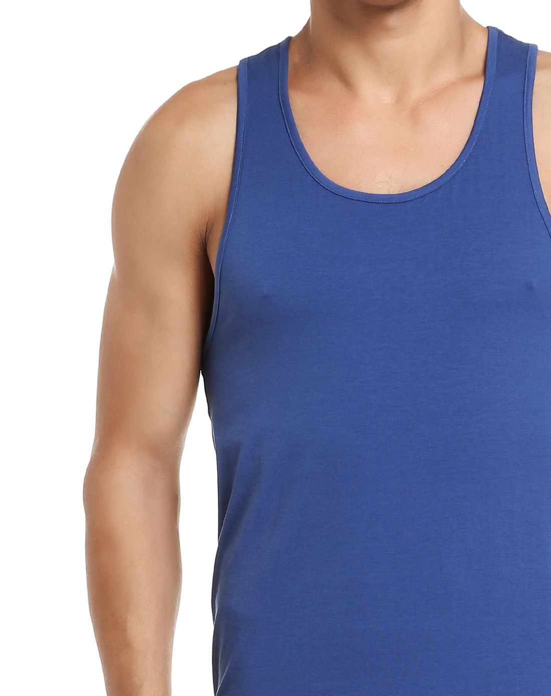 安朵男士棉质背心纯色百搭打底衣