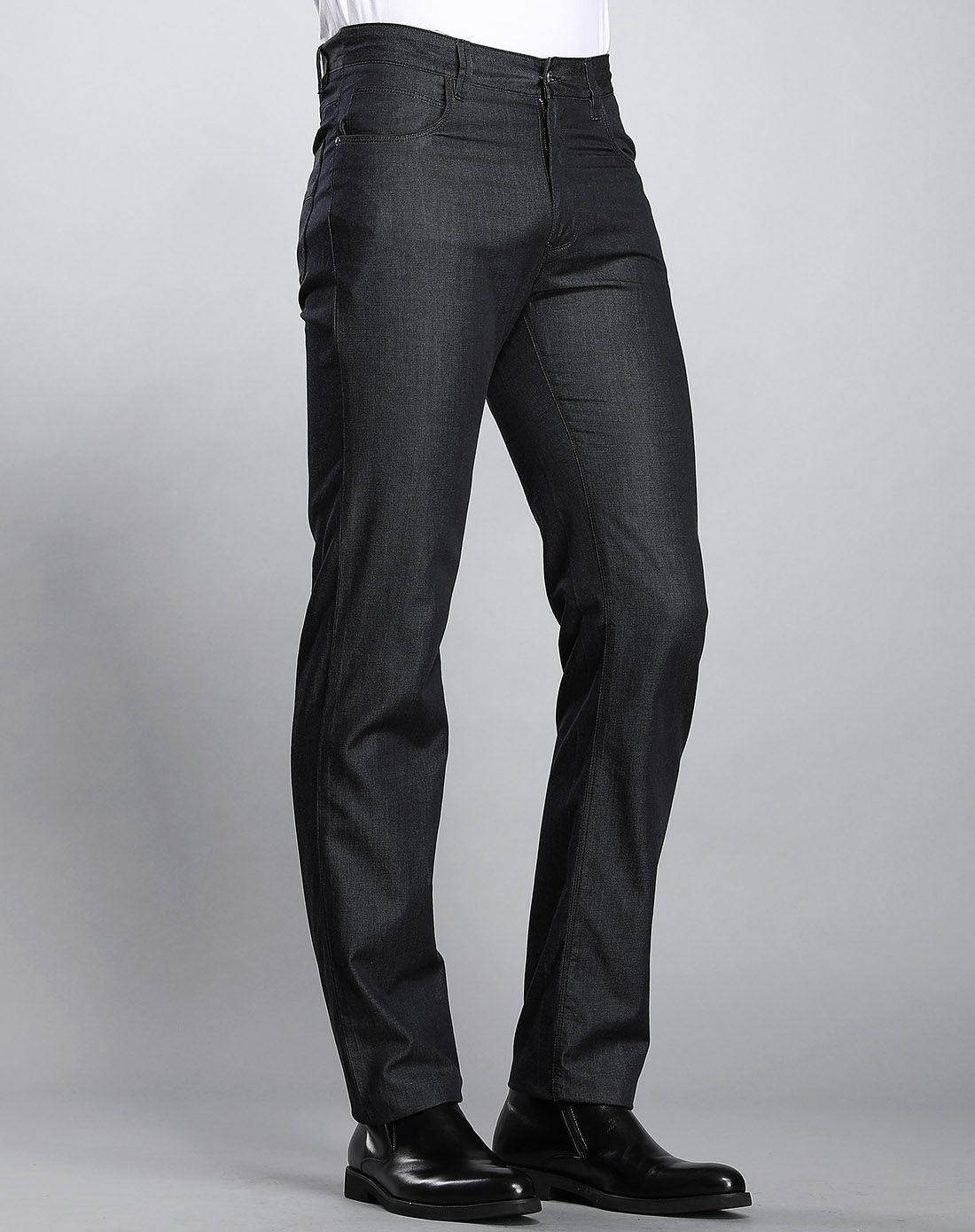 利奥纳多leonardo牛奶蛋白天丝棉混纺休闲百搭牛仔裤r62bk71099971