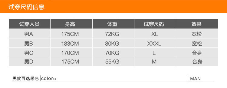 男款牛仔黑/彩蓝休闲长裤 拼接速干