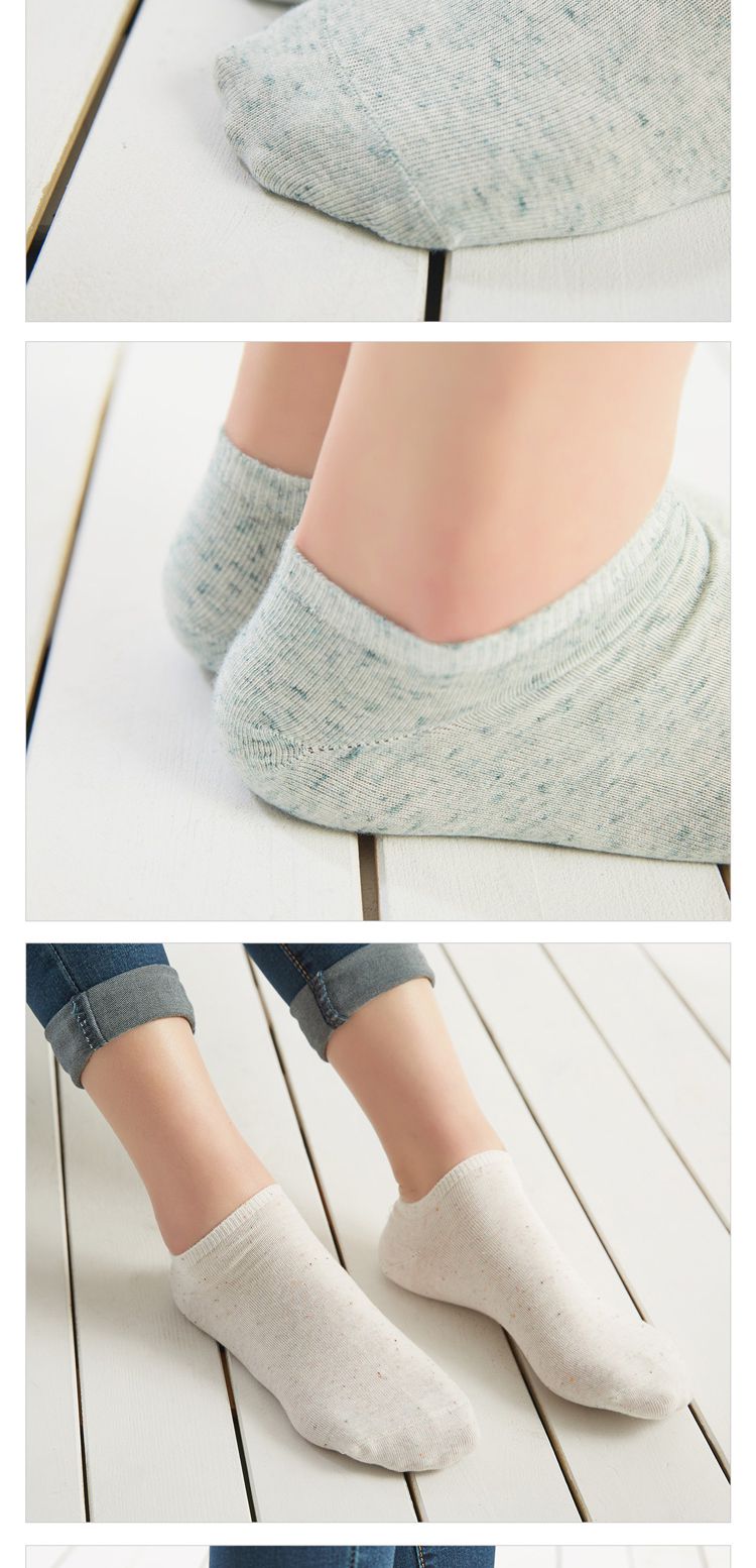 梦娜mengna袜子专场梦娜 6双装 女士船袜126211_唯品会