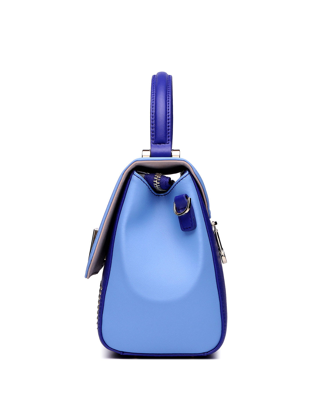 女款天蓝色韩版休闲清新斜跨包女包