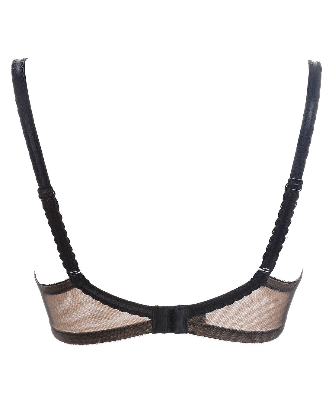 黑色性感诱惑单层蕾丝薄款文胸