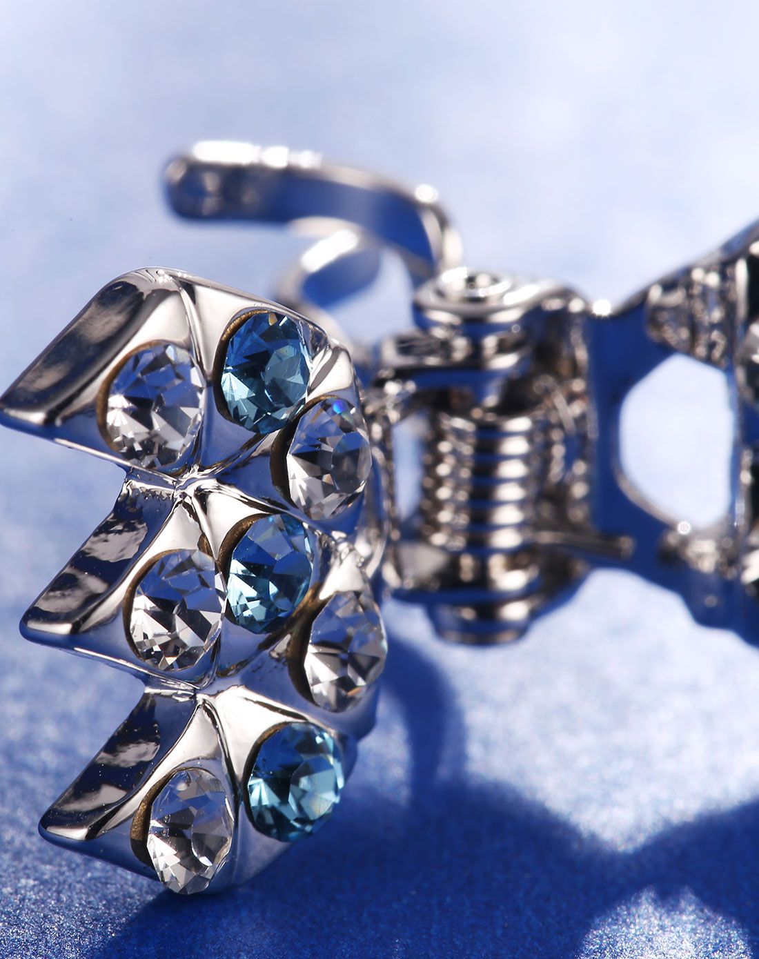 流行美binf 经典精致时尚水晶抓夹