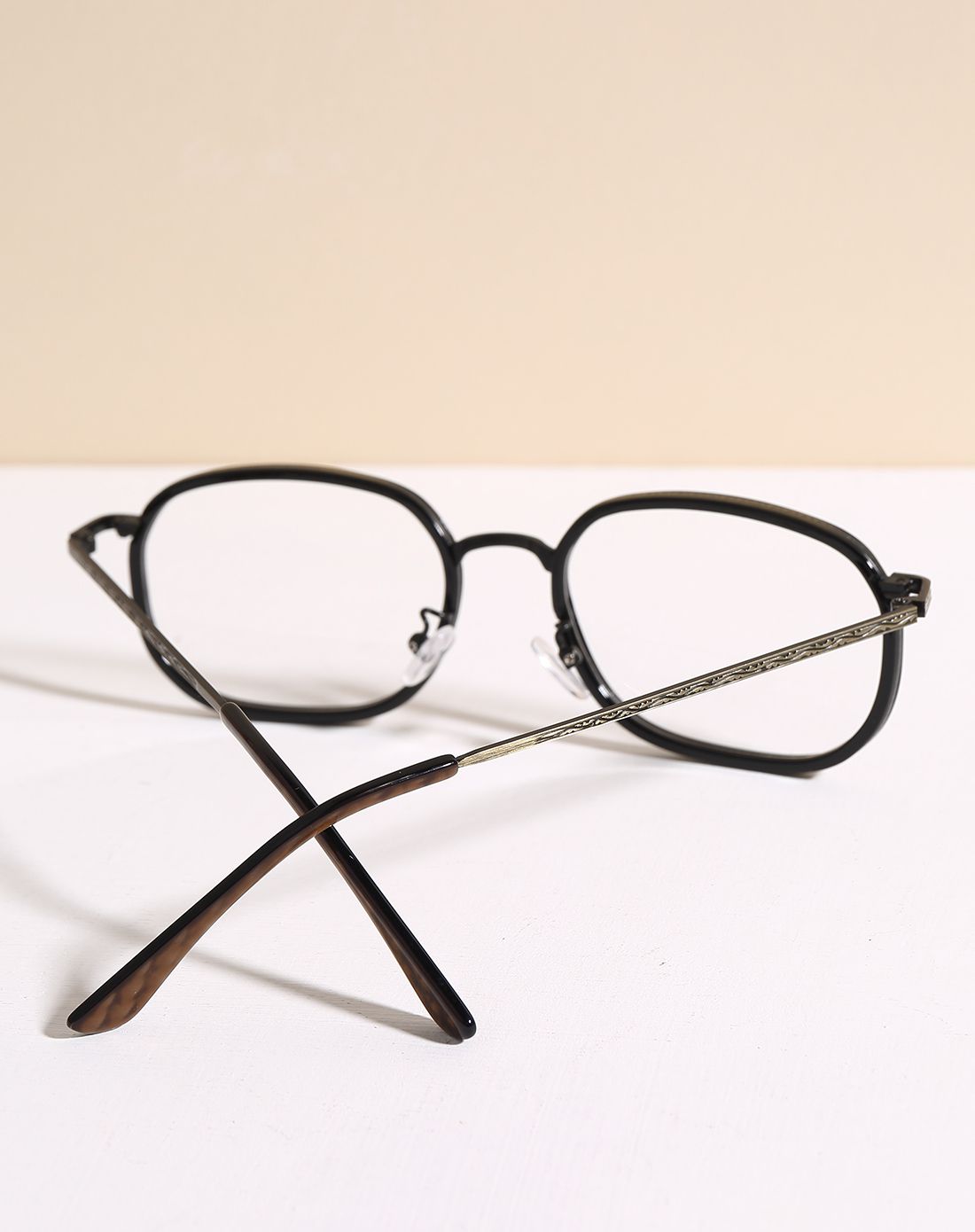 男女款古铜色铜镍合金时尚百搭近视镜架