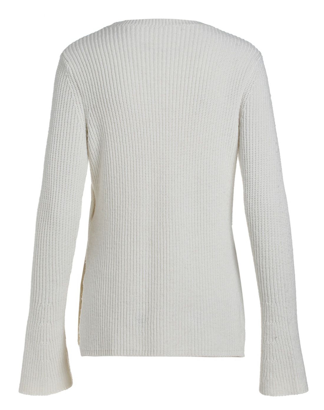 米白色舒适百搭针织衫