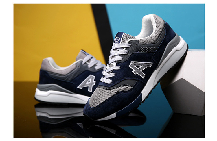 奇安达 经典潮流 保暖耐磨 深兰灰男鞋休闲运动复古鞋 其他颜色 41