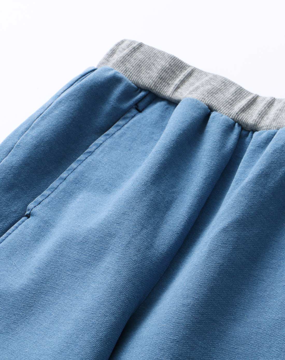 牛仔裤橡筋裤头休闲裤长裤蓝色