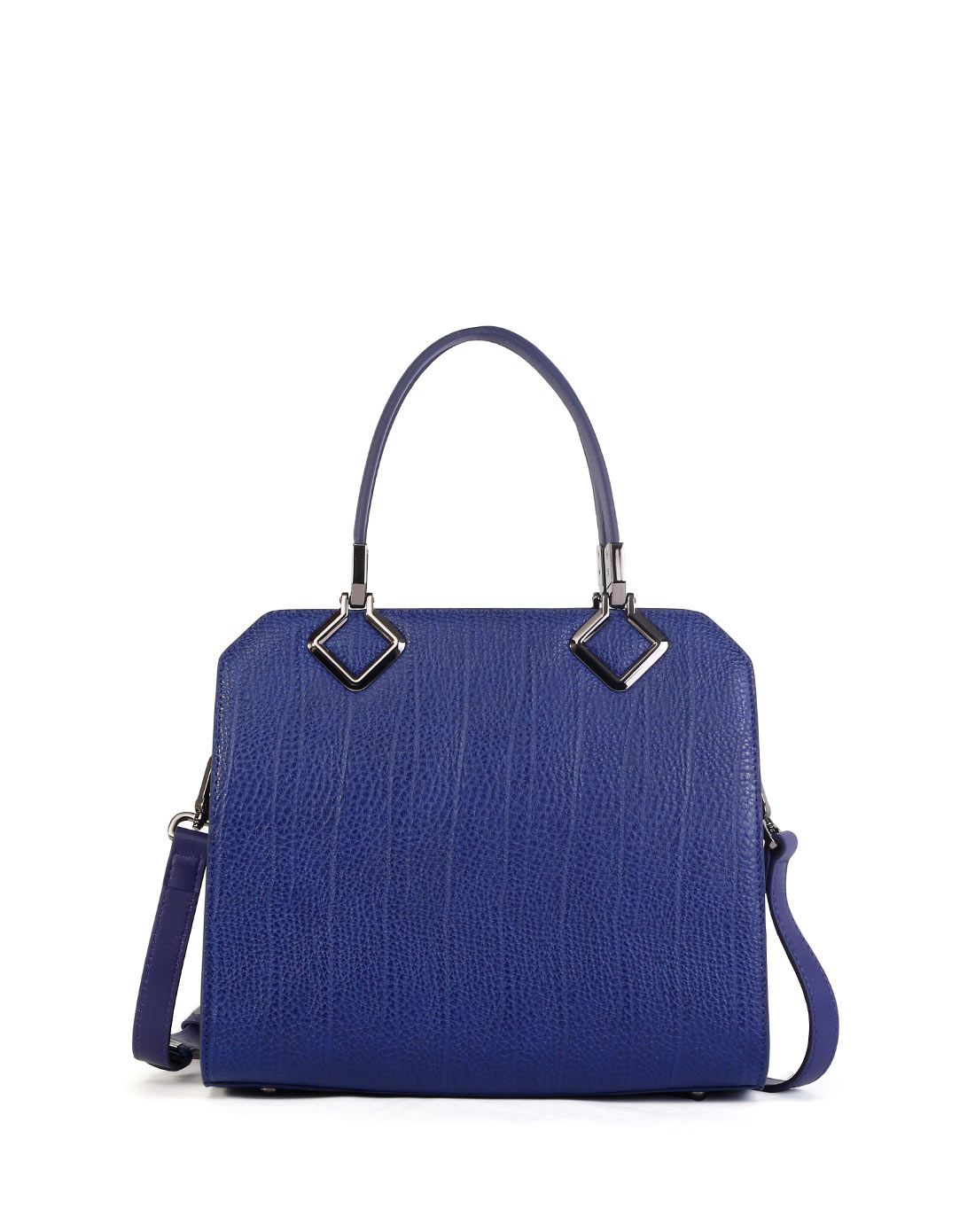 深紫色牛皮潮流手提包大款