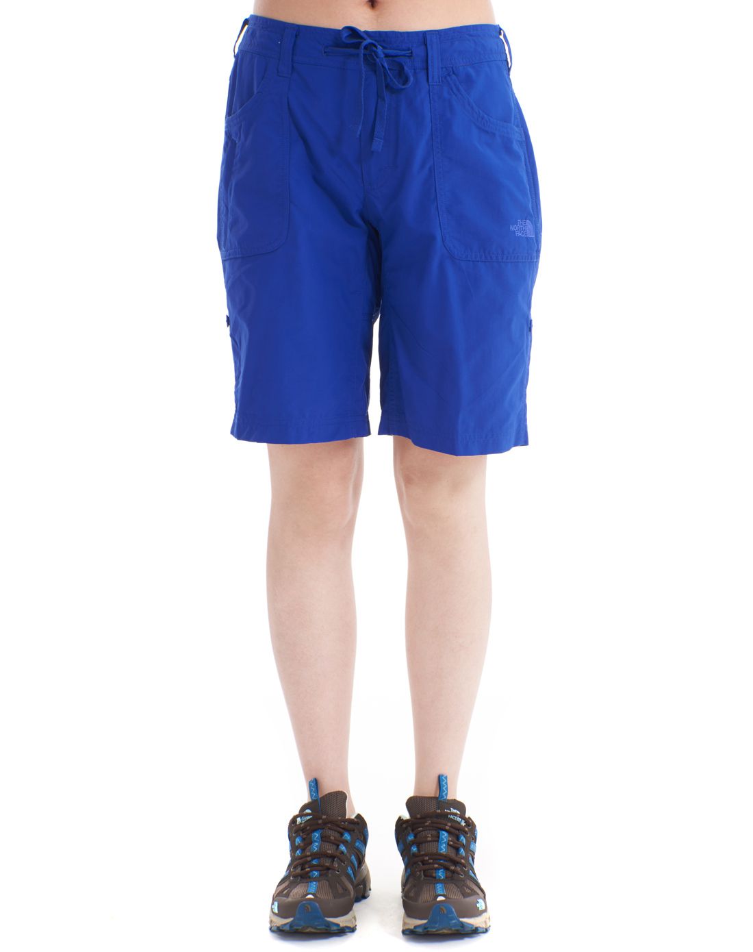 速干 女款亮蓝色短裤.