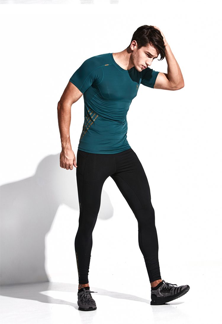 美国后秀hotsuit机能训练装备专场抗皱防缩 男款运动裤 健身紧身长裤