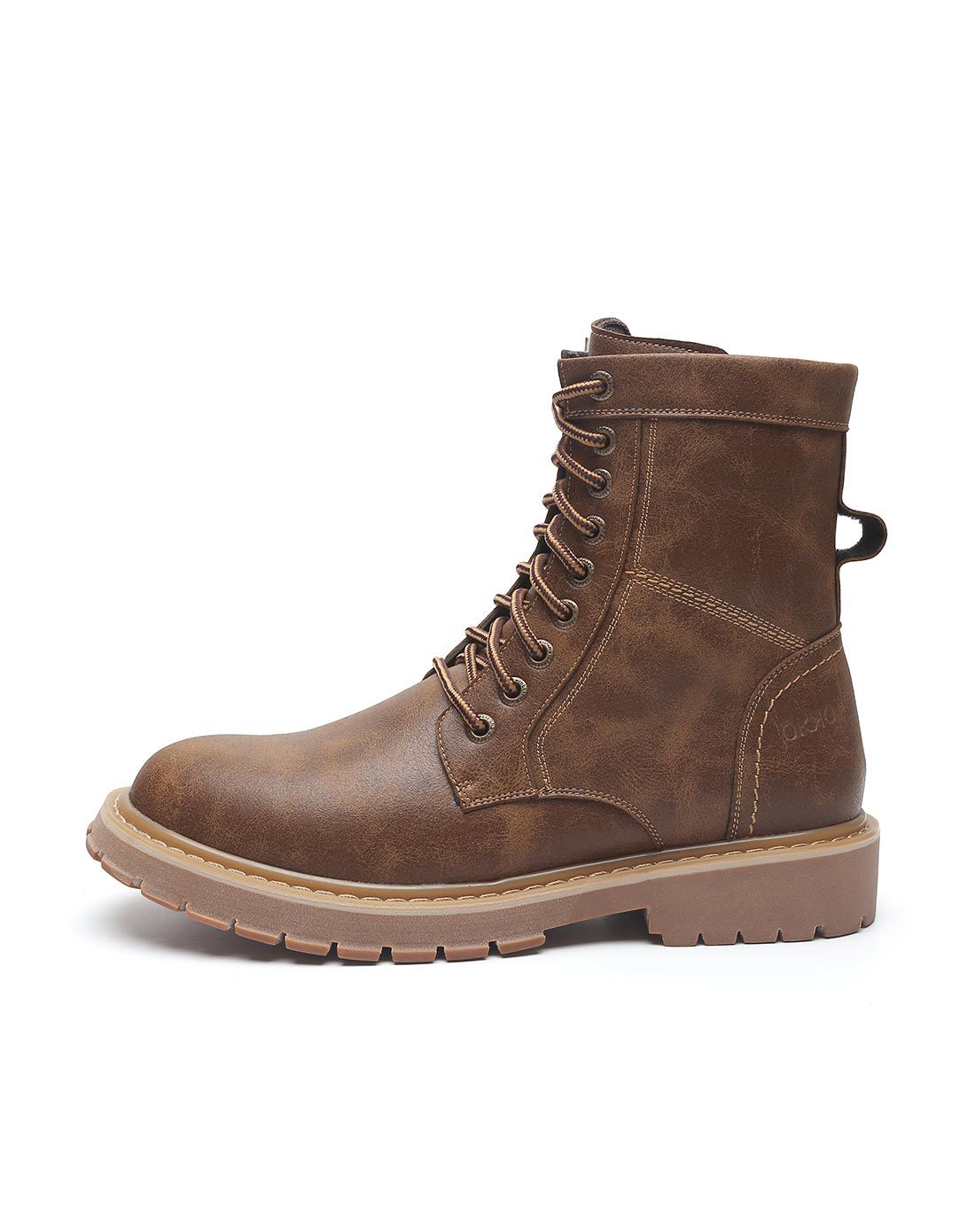 okko男士超纤皮休闲马丁靴咖啡色7729咖啡色_唯品会