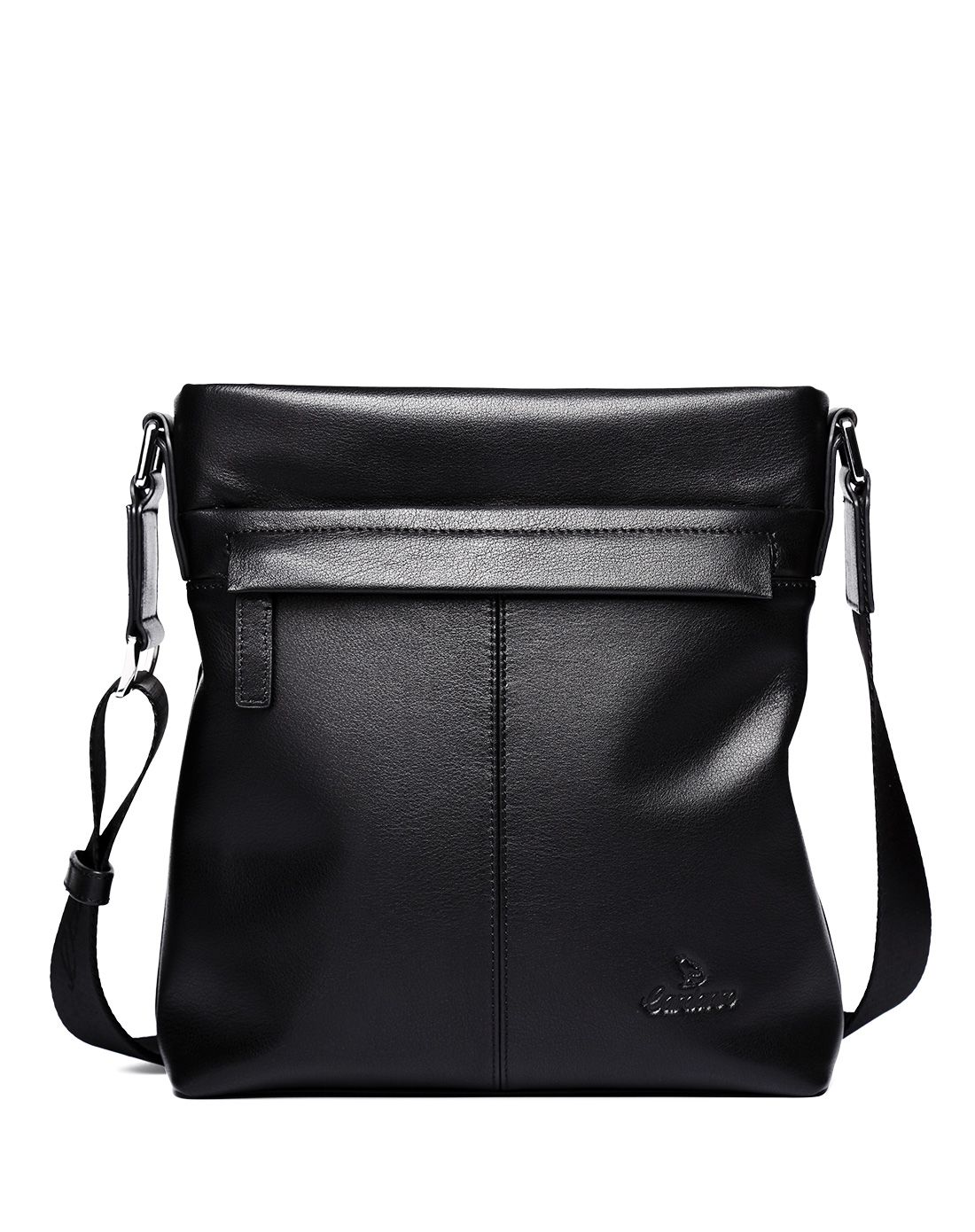 卡丹路(cardanro)新品男款牛皮革休闲单肩斜挎男包