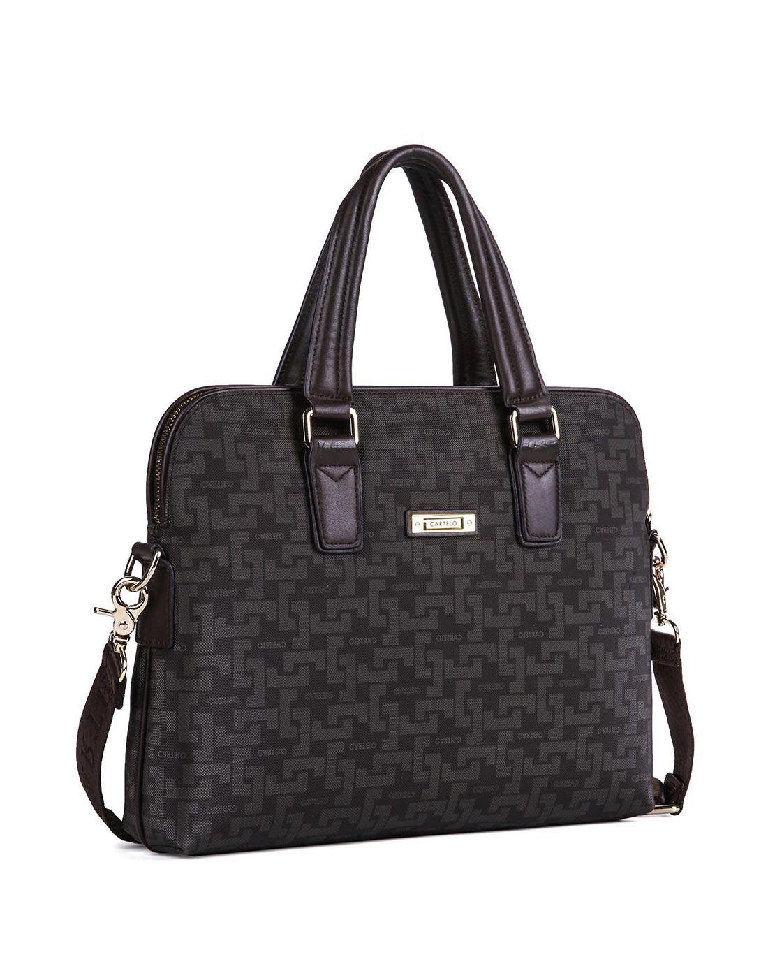 卡帝乐鳄鱼男款 迷宫 商务公文包